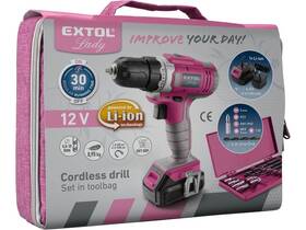 Vrtací šroubovák EXTOL 402401 (s baterií) 

 obrázek produktu 8 z 9