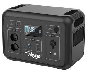 Nabíjecí stanice Akyga 1200W (1132Wh) černá barva
