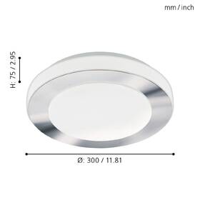 Stropní svítidlo Eglo LED Carpi chrom

 obrázek produktu 1 z 1