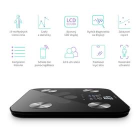 Osobní váha TrueLife W6 BT Black černá/sklo

 obrázek produktu 3 z 10