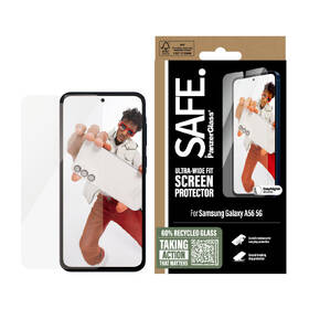 Tvrzené sklo PanzerGlass Ultra-Wide Fit na Samsung Galaxy A56 5G s instalačním rámečkem 

 obrázek produktu 2 z 4