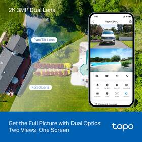 IP kamera TP-Link Tapo C545D 2K Outdoor Dual Lens bílá

 obrázek produktu 3 z 11