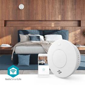 Detektor kouře Nedis SmartLife, Wi-Fi bílý

 obrázek produktu 11 z 14