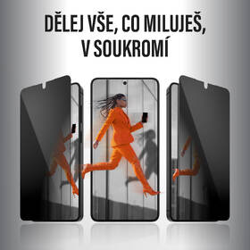 Tvrzené sklo PanzerGlass Privacy na Samsung Galaxy S26 s bezprašným aplikačním boxem 

 obrázek produktu 7 z 11