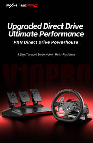 Volant PXN V10 PRO Bundle, Direct Drive, PC, PS4, Xbox One/X/S series černý

 obrázek produktu 4 z 13