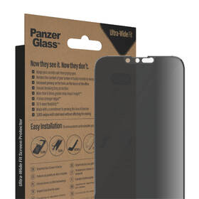 Tvrzené sklo PanzerGlass Privacy na Apple iPhone 14 Plus/13 Pro Max s instalačním rámečkem 

 obrázek produktu 6 z 7