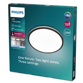 Stropní svítidlo Philips Ozziet CL570, Slim, 22W, neutrální bílá černé

 obrázek produktu 2 z 2