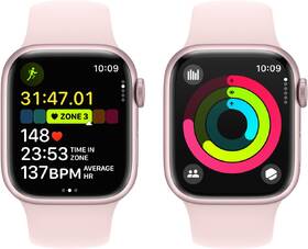 Chytré hodinky Apple GPS + Cellular 41mm pouzdro z růžového hliníku - světle růžový sportovní řemínek - M/L 

 obrázek produktu 7 z 9