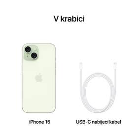 Mobilní telefon Apple iPhone 15 128GB Green 
