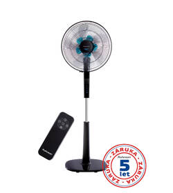Ventilátor stojanový Rohnson R-860 Silent Breezer černý

 obrázek produktu 1 z 10