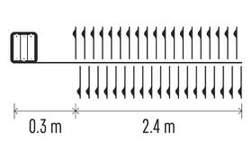 Vánoční osvětlení EMOS 100 LED nano řetěz - ježek, 2,4 m, 3x AA, vnitřní, studená bílá, časovač 

 obrázek produktu 8 z 9