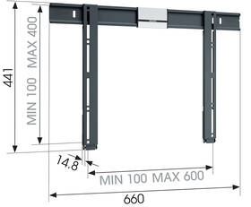 Držák TV Vogel’s THIN 505 pevný, pro úhlopříčky 40" až 65", nosnost 40 kg 

 obrázek produktu 4 z 5