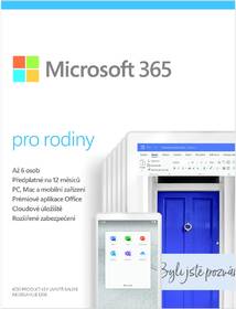 Software Microsoft 365 pro rodiny CZ 

 obrázek produktu 1 z 2