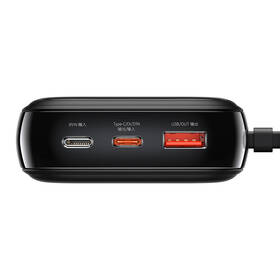 Powerbanka Baseus 20000mAh 22,5W s USB-C kabelem černá

 obrázek produktu 1 z 9