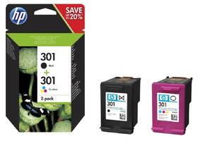 Inkoustová náplň HP 301, 190/165 stran vícebarevná

 obrázek produktu 1 z 5