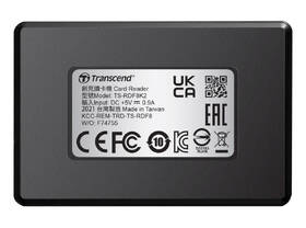 Čtečka paměťových karet Transcend RDF8, USB-A/SDHC, SDXC, microSDHC, microSDXC, CompactFlash černá

 obrázek produktu 3 z 3