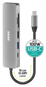 Dokovací stanice PORT CONNECT 6v1 USB-C, 1x 4K stříbrná

 obrázek produktu 6 z 8
