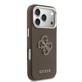 Kryt na mobil Guess PU Resin Logo na Apple iPhone 17 Pro Max hnědý

 obrázek produktu 3 z 6