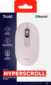 Myš Trust Seron Hyperscroll Slim růžová

 obrázek produktu 8 z 11