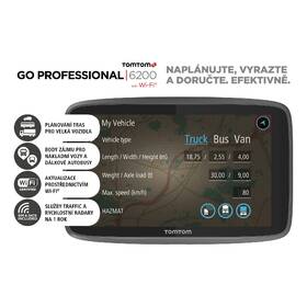 Navigační systém GPS Tomtom GO Professional 6200 EU, Lifetime černá

 obrázek produktu 3 z 9