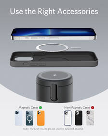 Bezdrátová nabíječka Anker PowerWave Mag-Go 2-in-1 Dock černá

 obrázek produktu 5 z 7
