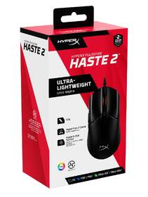 Myš HyperX Pulsefire Haste 2 černá barva
