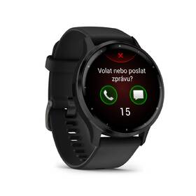 Chytré hodinky Garmin Venu 3 - Slate / Black Silicone Band 

 obrázek produktu 3 z 3