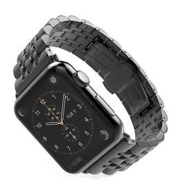 Řemínek WG klasik, kovový, na Apple Watch 38/40/41 mm + adapter černý

 obrázek produktu 2 z 5