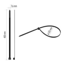 Stahovací pásky EMOS 450×7,6MM, 25KS černé

 obrázek produktu 10 z 10