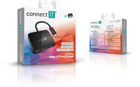 USB Hub Connect IT USB-C/USB-C, HDMI, USB 3.0 černý

 obrázek produktu 4 z 4