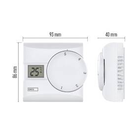 Termostat EMOS pokojový, manuální, drátový, P5603R 

 obrázek produktu 6 z 10