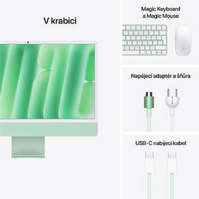 Počítač All In One Apple 24" M4 8× CPU 8× GPU, 16 GB, 256 GB - zelený CZ 

 obrázek produktu 8 z 8