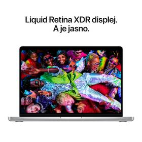 Notebook Apple 14" M6 12×CPU 12×GPU, 24 GB, 1 TB - stříbrný CZ 

 obrázek produktu 5 z 8