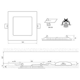Vestavné svítidlo McLED Toro S9, 9W, 4000K bílé

 obrázek produktu 9 z 9