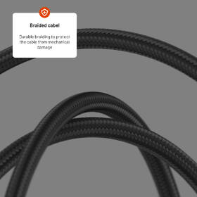 Kabel FIXED USB-C/USB-C, s displejem, PD, 100W, 1,2 m černý

 obrázek produktu 6 z 9