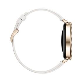 Chytré hodinky Huawei Watch GT 5 41 mm - Gold + White Composite Leather Strap 

 obrázek produktu 5 z 6