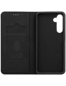 Pouzdro na mobil flipové WG Duet na Samsung Galaxy A15 4G/5G černá barva
