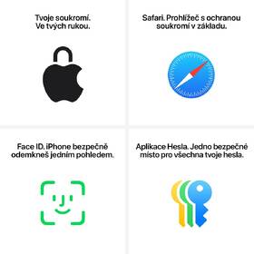 Mobilní telefon Apple 128 GB černý 
