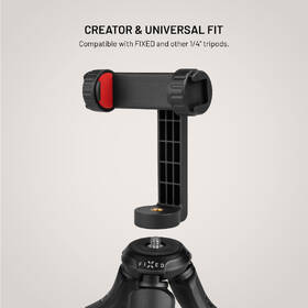 Držák na mobil FIXED Creator, 1/4" závit černý

 obrázek produktu 1 z 7