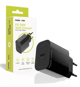 Nabíječka do sítě Mobile Origin PD20W MO11, 1x USB-C černá

 obrázek produktu 12 z 12