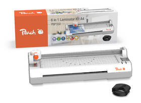 Laminátor Peach PBP350 s řezačkou 6v1, A4 bílý

 obrázek produktu 3 z 3
