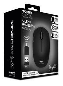 Myš PORT CONNECT Wireless Collection černá barva
