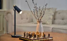 Stolní LED lampička IMMAX TIT, Qi nabíjení černá

 obrázek produktu 6 z 7