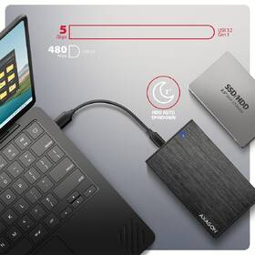 Externí rámeček Axagon Aline box 2.5", USB-C 5 Gbps - SATA 6G černý

 obrázek produktu 2 z 5