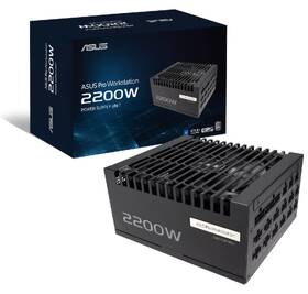 Zdroj Asus Pro WS 2200W Platinum, 80 Plus Platinum, ATX 3.1 černý

 obrázek produktu 9 z 10