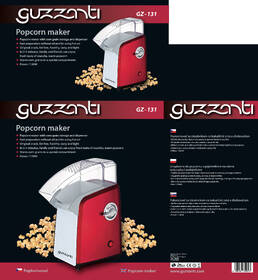 Popkornovač Guzzanti GZ 131 červený

 obrázek produktu 1 z 1