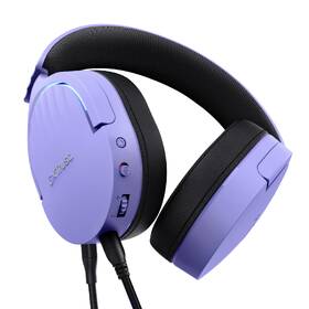 Headset Trust GXT 490P FAYZO, USB fialový

 obrázek produktu 3 z 14