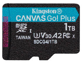 Paměťová karta Kingston MicroSDXC 1TB U3 UHS-I (200R/160W) + adaptér 

 obrázek produktu 3 z 4
