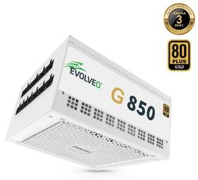 Zdroj Evolveo G850 White 850W 80+ Gold, ATX 3.1 bílý

 obrázek produktu 1 z 11