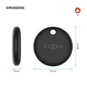 Lokátor FIXED Tag Dual s podporou Find My a Find Hub černý

 obrázek produktu 2 z 8